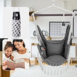 Hängesessel Anthrazit 170x100x150cm -Gartenmöbel Geschäft e0ff7cb30032991b83c0755cc19a42ae de 109252d 5 1 1