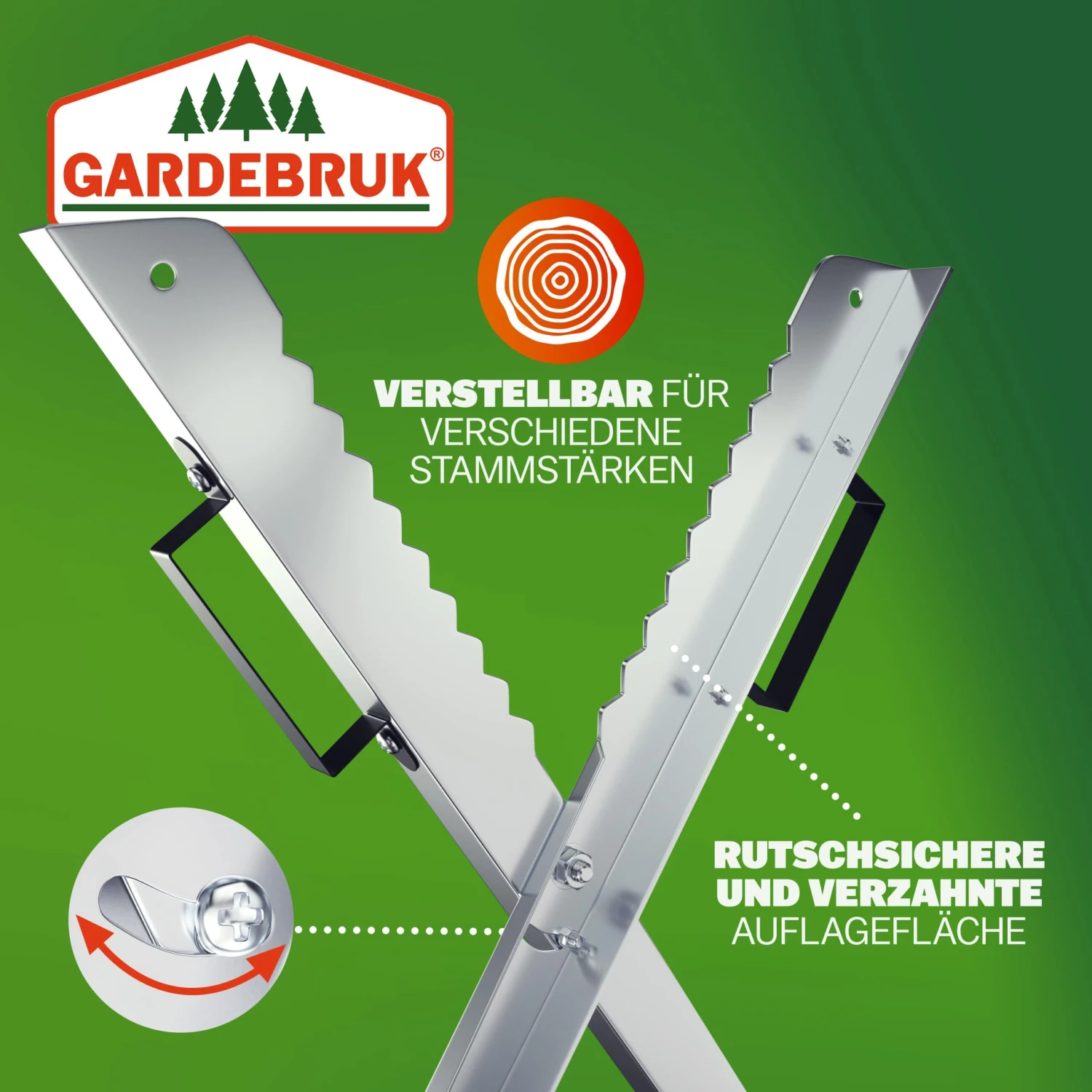 Holzsägebock Metall Verzinkt 83x81x88cm 14 Holzsägebock Metall Verzinkt 83x81x88cm – Bild 12