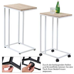 Beistelltisch Weiß 50x35x65/70cm Mit Rollen -Gartenmöbel Geschäft e21047ad808b28a661474d8f3eaaf6c9 de 108648d 9 1