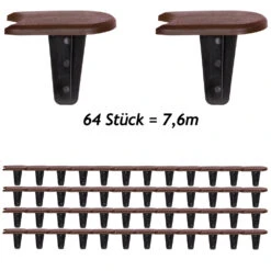 Beeteinfassung 2er-Set Braun 7,6m 11 Beeteinfassung 2er-Set Braun 7,6m -Gartenmöbel Geschäft e29d249819af48ed207604db969ea38f a de 993000g 1