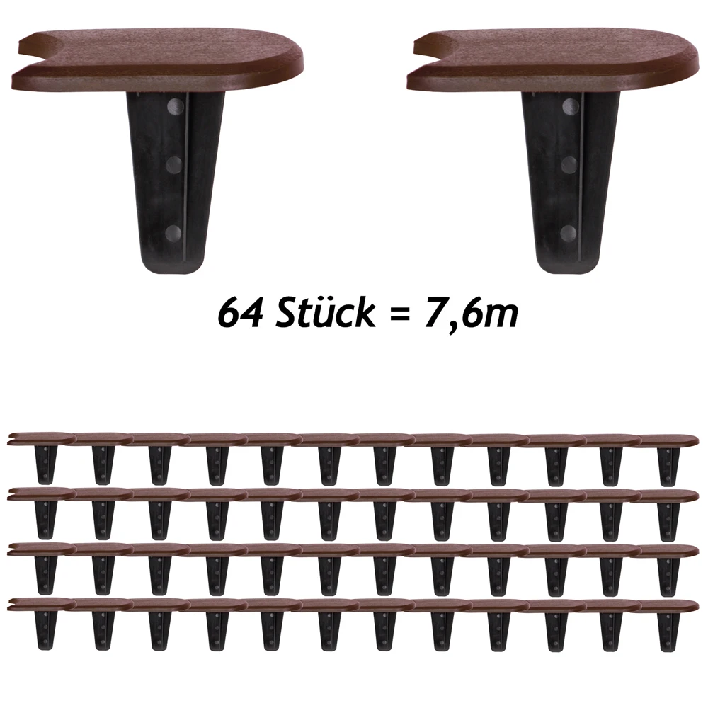 Beeteinfassung 2er-Set Braun 7,6m 7 Beeteinfassung 2er-Set Braun 7,6m – Bild 5