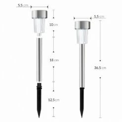 LED Solarleuchte 16er-Set Edelstahl Multicolor -Gartenmöbel Geschäft e62a1e5eeeb1ea0ce889294eebaa816d de 990164d 5