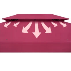 Pavillon Elda Bordeauxviolett XXL 3x4m -Gartenmöbel Geschäft e651fe4f50f67683fa5be4f287ef3814 de 994671d 2 1