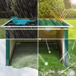 Mähroboter Garage Grün Metall 89x90x54cm 13 Mähroboter Garage Grün Metall 89x90x54cm -Gartenmöbel Geschäft e667a040d525db99c739a824dafc611b de 109177d 6 1