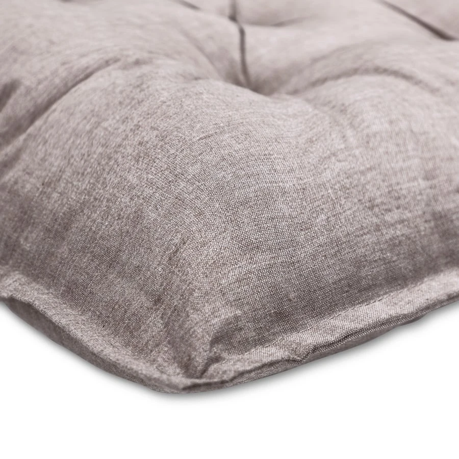 Sitzkissen 4er-Set Creme Meliert 40x40x8cm 5 Sitzkissen 4er-Set Creme Meliert 40x40x8cm – Bild 3