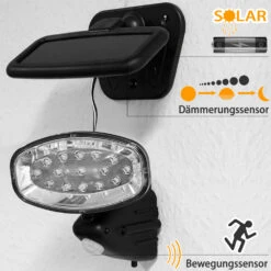 LED Solar-Wandlampe 2er-Set Bewegungsmelder 11 LED Solar-Wandlampe 2er-Set Bewegungsmelder -Gartenmöbel Geschäft e97b3f8b5483f4176136ebc6b00e46e0 de 102870d 5 1 1