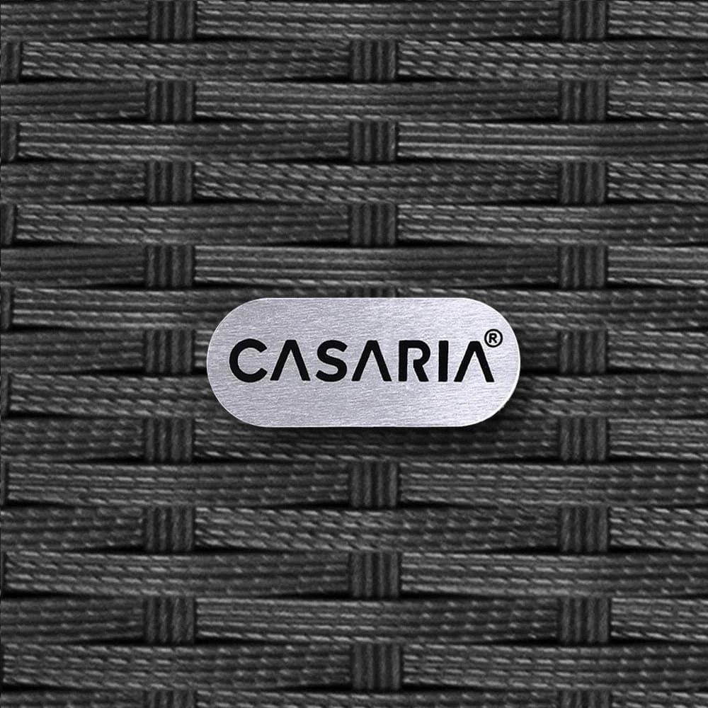 Polyrattan-Tisch Schwarz Rund Ø60cm 10 Polyrattan-Tisch Schwarz Rund Ø60cm – Bild 8