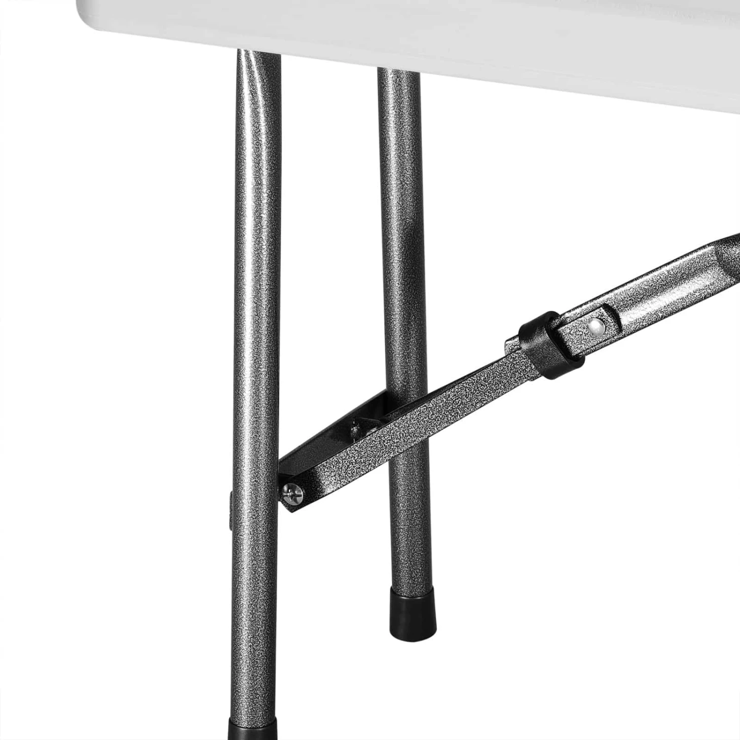 Bierbank 2er-Set Weiß Kunststoff 180cm 4 Bierbank 2er-Set Weiß Kunststoff 180cm – Bild 2