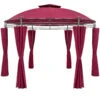 Pavillon Toscana Bordeauxviolett Ø3,5m UV-Schutz 50+ 1 Pavillon Toscana Bordeauxviolett Ø3,5m UV-Schutz 50+ -Gartenmöbel Geschäft f0474c9e99f3b79033fc84ff4f36d546 a de 994674g1 3