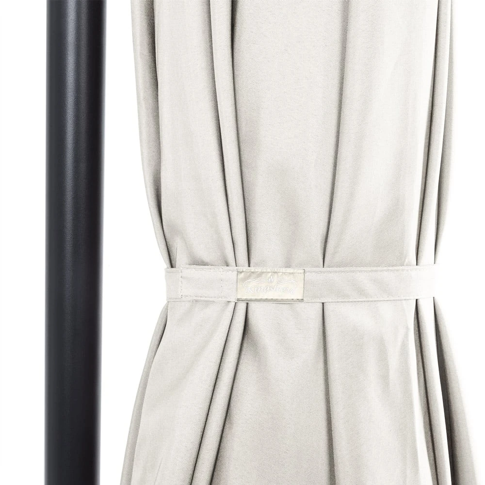 Ampelschirm Beige Alu Ø330cm Inkl. Sonnenschirmhülle 5 Ampelschirm Beige Alu Ø330cm Inkl. Sonnenschirmhülle – Bild 3