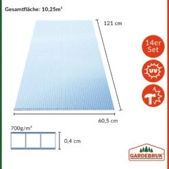 Hohlkammerstegplatten 14er-Set & Gewächshausklammern 50er-Set 17 Hohlkammerstegplatten 14er-Set & Gewächshausklammern 50er-Set -Gartenmöbel Geschäft f0f38df791ac7f9a3ccdb82dc50bf0fb de 101737d 7 1