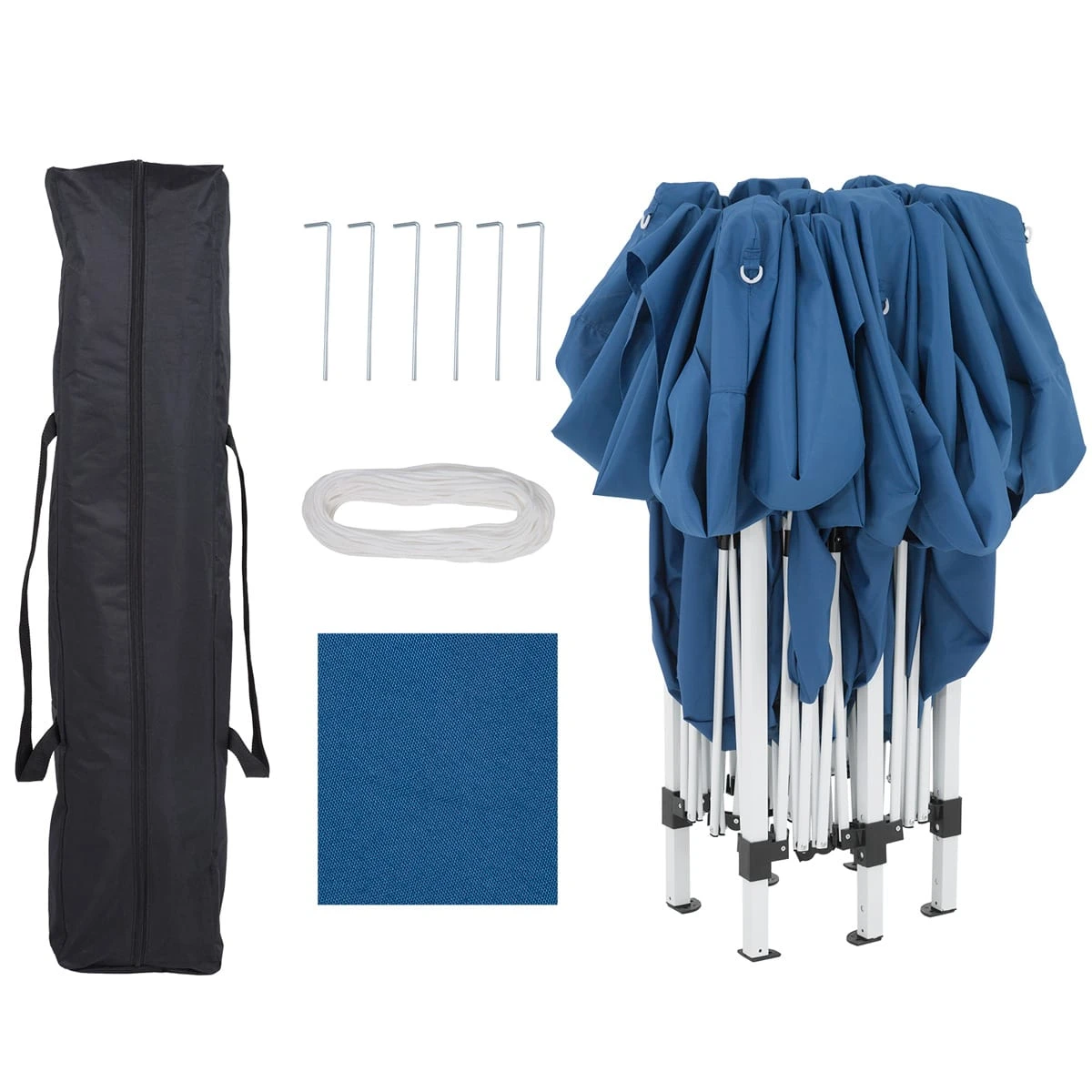 Faltpavillon Blau 3x6m UV-Schutz 50+ 5 Faltpavillon Blau 3x6m UV-Schutz 50+ – Bild 3