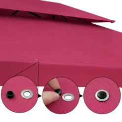 Pavillon Elda Bordeauxviolett XXL 3x4m -Gartenmöbel Geschäft f4f86860d38a5d989b0202c8c9c6d904 de 994671d 5 1