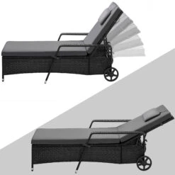 Polyrattan Sonnenliege Schwarz/Anthrazit 193x90x43cm 16 Polyrattan Sonnenliege Schwarz/Anthrazit 193x90x43cm -Gartenmöbel Geschäft f6cc96a18efadae8c5e24e976d04bd5c de 995628d 02 1