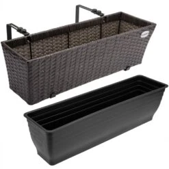 Polyrattan Blumenkasten 2er-Set Braun 12 Polyrattan Blumenkasten 2er-Set Braun -Gartenmöbel Geschäft f782189031a8f07e27d9b2e6231042ce de 108063d 1