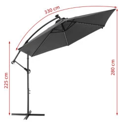 LED Solar Ampelschirm Mali Anthrazit Ø330cm 23 LED Solar Ampelschirm Mali Anthrazit Ø330cm -Gartenmöbel Geschäft f7fce9e89d3fe283583776a473ea32c5 de 107013d 17 1 1