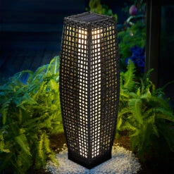 LED Solarleuchte Polyrattan 50cm -Gartenmöbel Geschäft fa394e4d583f1a2caa4925de4a8639fe de 106938d 3 1 1