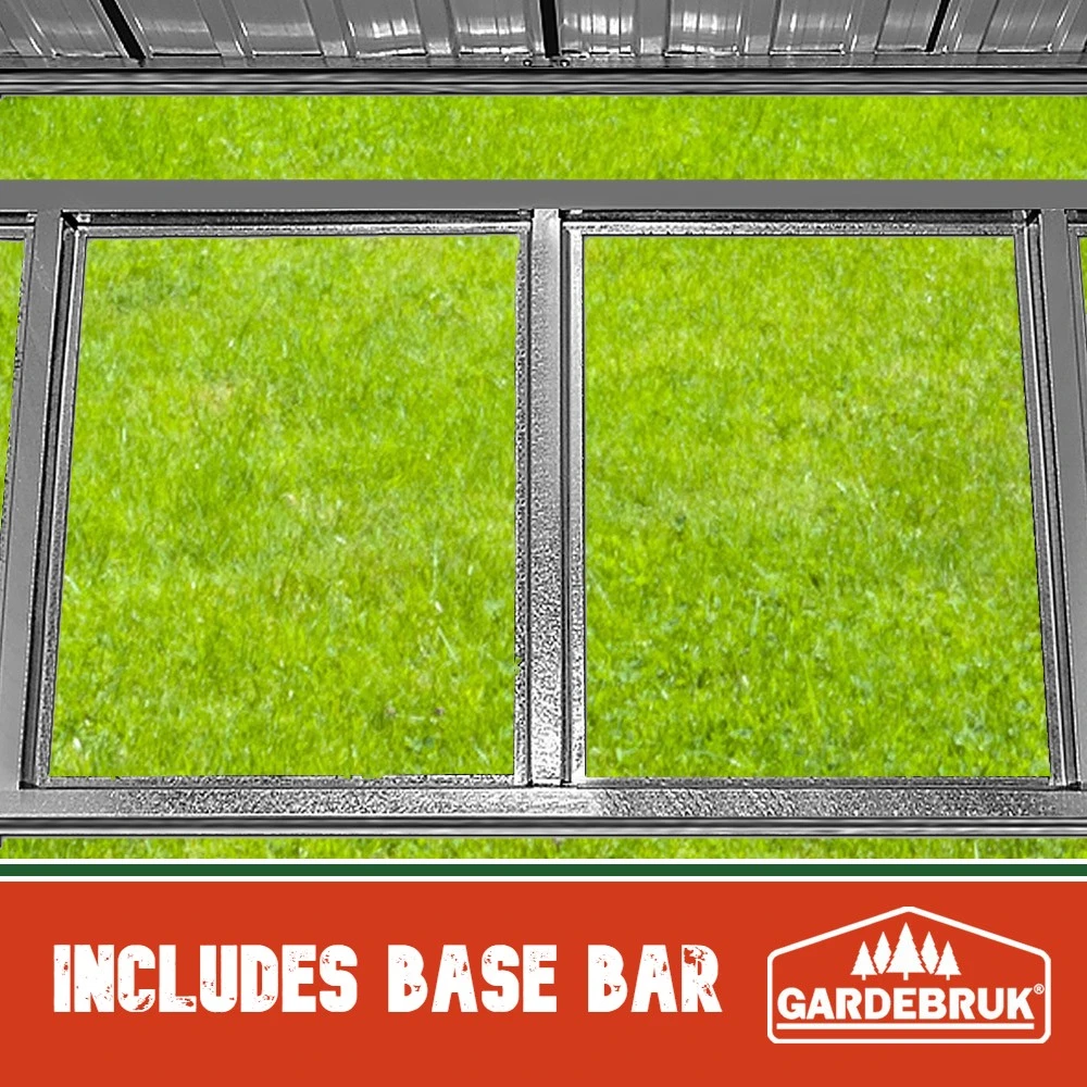 Geräteschuppen Anthrazit Metall 257x205x177,5cm 6 Geräteschuppen Anthrazit Metall 257x205x177,5cm – Bild 4