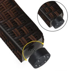 Polyrattan Garten-Sitzgruppe Turin 9-tlg. Braun Stapelbar -Gartenmöbel Geschäft fcd4d1fa36d552d01296581370a1a111 de 994890d 15 1